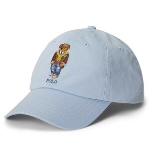 🆕 Polo Ralph Lauren Men's Bear Graphic Twill Ball Cap. “Southport Blue”, OS. NWT